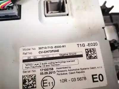 Tweedehands auto-onderdeel multifunctioneel display voor honda cr-v iv (rm_) 1.6 i-dtec (re6) oem iam-referenties 39710t1ge020m1  39710-t1g-e020-m1, t1g-e020