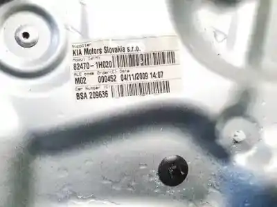 Second-hand car spare part driver left window regulator for kia cee'd fastback (ed) 1.4 oem iam references 824701h020  82470-1h020