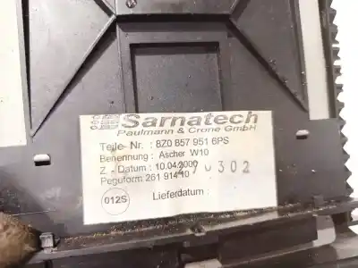 Second-hand car spare part plastics for audi a2 (8z0) 1.4 oem iam references 8z0857951  26191410