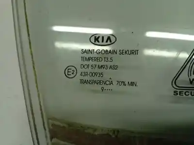 Second-hand car spare part front right glass window for kia cee'd fastback (ed) 1.4 oem iam references as2  as2