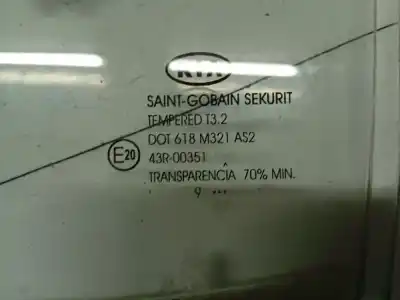 Peça sobressalente para automóvel em segunda mão vidro traseiro esquerdo por kia cee'd fastback (ed) 1.4 referências oem iam as2  as2