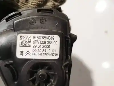 Second-hand car spare part accelerator pedal for peugeot 207/207+ (wa_, wc_) 1.4 16v oem iam references 968075688002  9680756880-02, 6pv009083-00