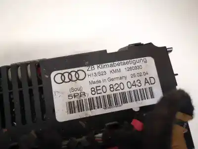 Автозапчастина б/у клімат-контроль для audi a4 b6 (8e2) 2.5 tdi quattro посилання на oem iam 8e0820043ad  