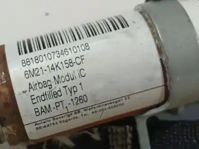 Автозапчастина б/у передня права подушка безпеки для nissan bluebird hatchback (t72, t12) 1.6 посилання на oem iam 6m2114k158cf  6m21-14k158-cf, bam-pt1-1260, bampt11260