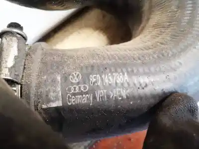 Автозапчастина б/у труба інтеркулера для audi a4 b6 (8e2) 2.5 tdi quattro посилання на oem iam 8e0145738a  