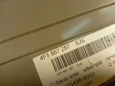 Second-hand car spare part plastics for audi a6 c6 (4f2) 2.7 tdi oem iam references 4f5867287  4f5 867 287, 105498-0050, 1054980050