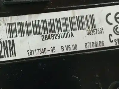 Автозапчасти б/у комфортный модуль за nissan note (e11, ne11) 1.5 dci ссылки oem iam 284b29u00a  284b29u00a, 28117340-9b, 281173409b