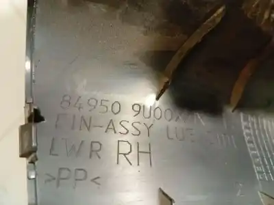 Автозапчастина б/у пластикler для nissan note (e11, ne11) 1.5 dci посилання на oem iam 849509u00x  84950 9u00x