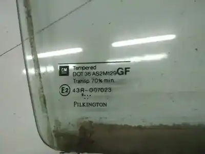 Автозапчастина б/у задне праве скло для opel astra g fastback (t98) 1.7 dti 16v (f08, f48) посилання на oem iam as2  