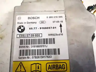 Peça sobressalente para automóvel em segunda mão centralina de airbag por bmw 3 (e90) 320 d referências oem iam 0285010066  65.77-9166057-01