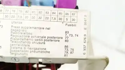 Second-hand car spare part fuse box unit for bmw x5 (e53) 3.0 d oem iam references 69376769  