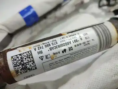 Second-hand car spare part front right curtain airbag for audi a5 (8t3) 2.0 tfsi oem iam references 8t0880742a  8t0 880 742 a, 681 asg20063cab, 681asg20063cab