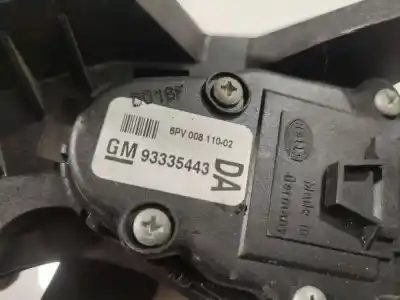 Автозапчастина б/у педаль акселератора для opel meriva a monospace (x03) 1.3 cdti (e75) посилання на oem iam 93335443  93335443, 6pv 008 110-02, 6pv00811002