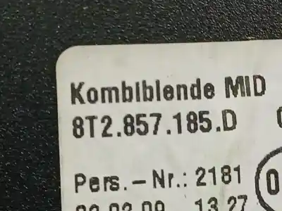 Автозапчасти б/у пластик за audi a5 (8t3) 2.0 tfsi ссылки oem iam 8t2857185d  8t2.857.185.d