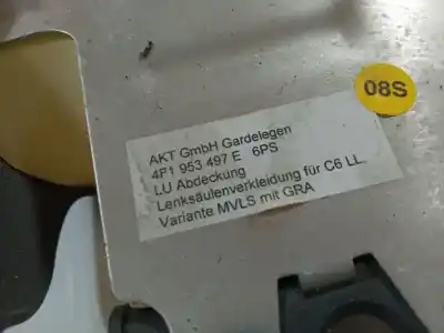 Peça sobressalente para automóvel em segunda mão plásticos por audi a6 c6 (4f2) 2.7 tdi referências oem iam 4f1953497e  4f1 953 497 e