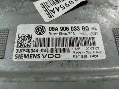 Second-hand car spare part ecu engine control for audi a3 (8p1) 1.6 oem iam references 06a906033gq  06a 906 033 gq, 5wp40344 04, 5wp4034404