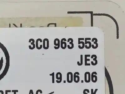 Pezzo di ricambio per auto di seconda mano pezzi vari per opel kadett e fastback (t85) 1.4 s (c08, c48, d08, d48) riferimenti oem iam 3c0963553  3c0 963 553