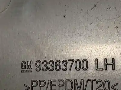 Автозапчасти б/у пластик за opel meriva a monospace (x03) 1.3 cdti (e75) ссылки oem iam 93363700  93363700