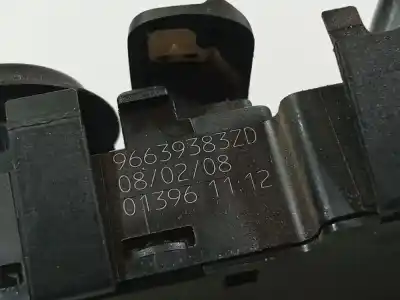 Second-hand car spare part left front power window switch for citroen c4 picasso i monospace (ud_) 2.0 hdi 138 oem iam references 96639383zd  96639383zd