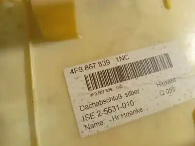 Pezzo di ricambio per auto di seconda mano plastica per audi a6 c6 (4f2) 2.7 tdi riferimenti oem iam 4f9867839  4f9 867 839, ise 2-5631-010, ise25631010