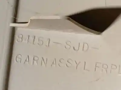 Pezzo di ricambio per auto di seconda mano plastica per honda fr-v (be) 1.7 (be1) riferimenti oem iam 84151sjd  