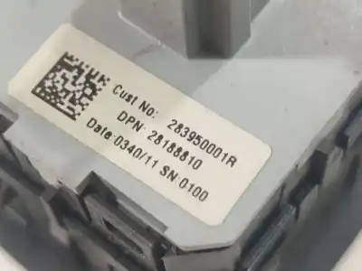 Second-hand car spare part rearview side mirror switch for renault scénic iii (jz0/1_) 1.5 dci oem iam references 283950001r  283950001r, 28188810, 0100