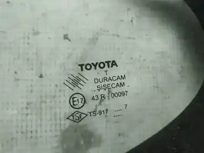Автозапчасти б/у левое заднее стекло печати за toyota auris, i e15 2006.10 - 2012.10 2.0l 93kw d-4d 2006.10 - 2012.10 ссылки oem iam as2  