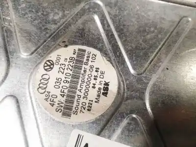 Pezzo di ricambio per auto di seconda mano impianto audio / radio cd per audi a6 c6 (4f2) 2.7 tdi riferimenti oem iam 4f0035223  4f0910223b