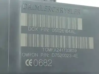 Peça sobressalente para automóvel em segunda mão comutador de ignição por chrysler sebring (js) 2.0 crd referências oem iam 05026164al  05026164al, tomfx241733839, d7520023-4e, d75200234e