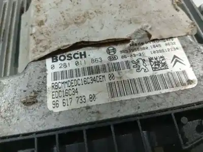 Pezzo di ricambio per auto di seconda mano centralina motore per citroen c4 i (lc_) 1.6 hdi riferimenti oem iam 0281011863  0281011863, rbcmmdedc16c34cem00, edc16c34, 9653958980, 1039s12134, 9661773380