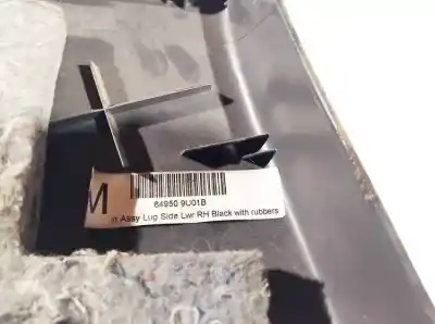 Second-hand car spare part plastics for nissan note (e11e) 1.5 dci turbodiesel cat oem iam references 849509u01b  