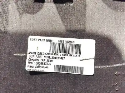 Second-hand car spare part plastics for dodge journey 2.0 16v crd cat oem iam references 200013487  1be811dvac