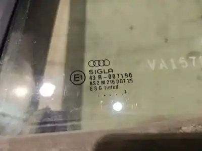 Автозапчастина б/у вікно задне ліве для audi a4 b5 (8d2) 1.8 посилання на oem iam   
