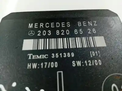 Second-hand car spare part electronic module for opel kadett e fastback (t85) 1.4 s (c08, c48, d08, d48) oem iam references 2038206526  203 820 65 26, temic 351369, temic351369