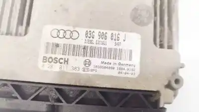 Second-hand car spare part ecu engine control for audi a3 (8p1) 1.9 tdi oem iam references 03g906016j  0281011383