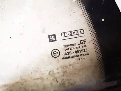 Peça sobressalente para automóvel em segunda mão vidro de custódia triangular traseiro esquerdo por opel omega b 2.5 turbodiesel (x 25 td / u 25 td / l93) referências oem iam as2  