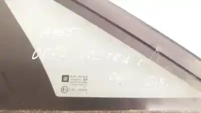 Peça sobressalente para automóvel em segunda mão vidro de custódia triangular traseiro esquerdo por opel vectra c caravan 1.9 cdti referências oem iam as2  