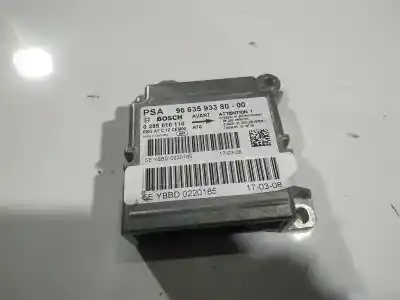 Second-hand car spare part airbag control unit for peugeot 207/207+ (wa_, wc_) 1.6 16v vti oem iam references 9663593380