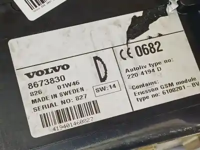 Pezzo di ricambio per auto di seconda mano pezzi vari per volvo s60 i (384) d5 riferimenti oem iam 8673830  8673830, 220 4194 d, 6100201-bv, 2204194d, 6100201bv