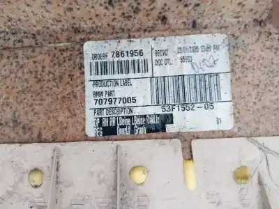 Second-hand car spare part right rear door trim for bmw x5 (e53) 3.0 d oem iam references 707977005  7861956