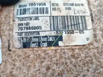 Peça sobressalente para automóvel em segunda mão forra / revestimento da porta dianteira direita por bmw x5 (e53) 3.0 d referências oem iam 707986005  7861956
