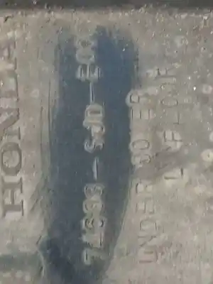 Pezzo di ricambio per auto di seconda mano plastica per honda fr-v (be) 2.0 (be3) riferimenti oem iam   