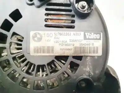 Pezzo di ricambio per auto di seconda mano alternatore per bmw 3 (e90) 320 d riferimenti oem iam 7802261  s39an07, 2543461b