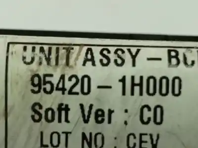 Second-hand car spare part electronic module for kia cee'd fastback (ed) 1.6 crdi 90 oem iam references 954201h000  95420-1h000