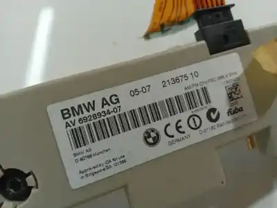 Peça sobressalente para automóvel em segunda mão módulo eletrónico antena por bmw 3 (e90) 325 i referências oem iam av692893407  av 6928934-07, 213675 10, 21367510