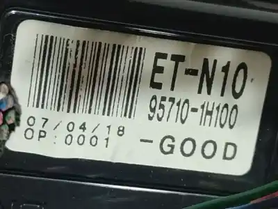 Second-hand car spare part multifunction display for kia cee'd fastback (ed) 1.6 crdi 90 oem iam references 957101h100  95710-1h100