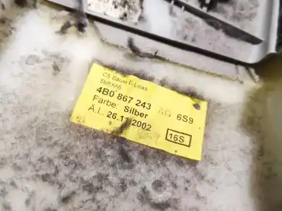 Second-hand car spare part plastics for audi a6 c5 (4b2) 2.5 tdi oem iam references 4b0867243  