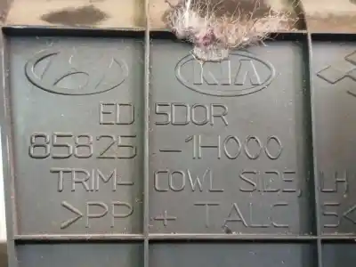 Second-hand car spare part plastics for kia cee'd fastback (ed) 1.6 crdi 90 oem iam references 858251h000  85825-1h000