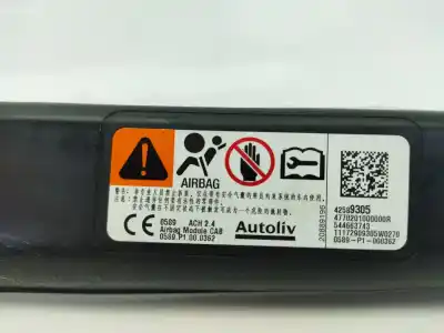 Автозапчастина б/у передня права подушка безпеки для opel mokka / mokka x (j13) 1.4 (_76) посилання на oem iam 42589305  