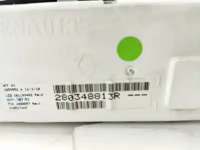 Автозапчасти б/у многофункциональный дисплей за renault fluence (l3_) 1.5 dci (l30b) ссылки oem iam 280348813r  